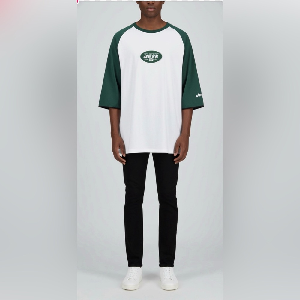 NFL Team Apparel Jets White T-Shirt
